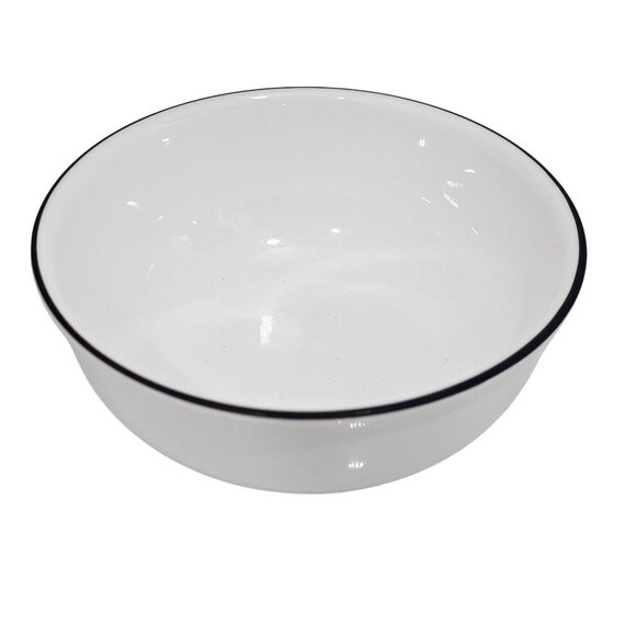 4 Corelle Black & White Soup Cereal Bowls 5.5" break chip resistant dishwasher - Picture 3 of 9